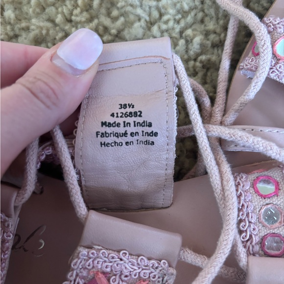 Free People Mantra Mirror Sandals 7.5 - Picture 5 of 6